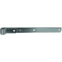 National Hardware N168-336 Strap Hinge, 1/4 In Thick Leaf, Steel, Zinc, 200 Lb