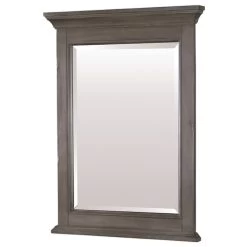 Foremost BAGM2432 Brantley Series Framed Mirror, Rectangular, 24 In W, 32 In H, Wood Frame, Wall Mounting