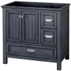 Foremost BABV3622D Brantley Series Vanity, Wood, Harbor Blue, 2-Cabinet Door, 3-Drawer -Hardware store 9206962 e73f