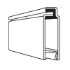 Brixwell 92-8kd 48x81 Kd Door Aluminum Bronze Single Pack -Hardware store 922kd 2
