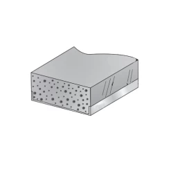 Brixwell 92-503x 1/4" Wide Gray Super Spacer Premium Plus 1100ft. Roll