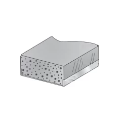 Brixwell 92-509x 5/8" Wide Gray Super Spacer Premium Plus 575ft. Roll