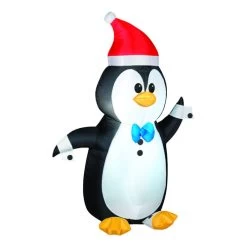 ACE Gemmy 88305 Inflatable LED White 48.03" Penguin In Tuxedo