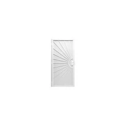 PRECISION 3833WH3068 Del Sol Series Door Screen, 80 In L, 36 In W, Steel, White