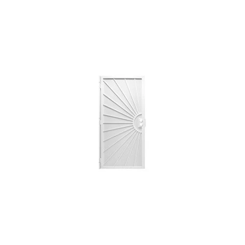PRECISION 3833WH3068 Del Sol Series Door Screen, 80 In L, 36 In W, Steel, White 3 PRECISION 3833WH3068 Del Sol Series Door Screen, 80 In L, 36 In W, Steel, White