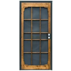 PRECISION 3809BZ3068-I Woodguard 3809 Series Door Screen, 80 In L, 36 In W, Wood