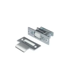 Rockwood 592 US26D Roller Latch With T Strike Satin Chrome Finish