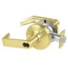 Schlage ALX53B RHO 606 14-028 Grade 2 Entrance Cylindrical Lock With Field Selectable Vandlgard, Rhodes Lever, SFIC Less Core, Satin Brass Finish, Non-handed Satin Brass 1 Schlage ALX53B RHO 606 14-028 Grade 2 Entrance Cylindrical Lock With Field Selectable Vandlgard, Rhodes Lever, SFIC Less Core, Satin Brass Finish, Non-handed Satin Brass -Hardware store ALXND.RHOLESSCORE606.Master