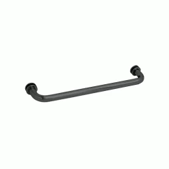 CRL BM18MBL Matte Black 18" BM Series Tubular Single-Sided Towel Bar