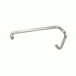 CRL BMNW8X18CH Polished Chrome 8" Pull Handle And 18" Towel Bar BM Series Combination Without Metal Washers