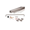 CRL CK147260BN Brushed Nickel 72" X 60" Cottage CK Series Sliding Shower Door Kit With Clear Jambs For 1/4" Glass 1 CRL CK147260BN Brushed Nickel 72" X 60" Cottage CK Series Sliding Shower Door Kit With Clear Jambs For 1/4" Glass -Hardware store CK146060BN 33443