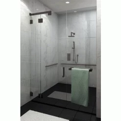 CRL CLSK1L0RB CLEAR SPACE Oil Rubbed Bronze Complete Left Hand Swinging Kit