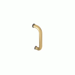 CRL CM8BR Brass 8" Aluminum Door Mounted Standard Pull Handle