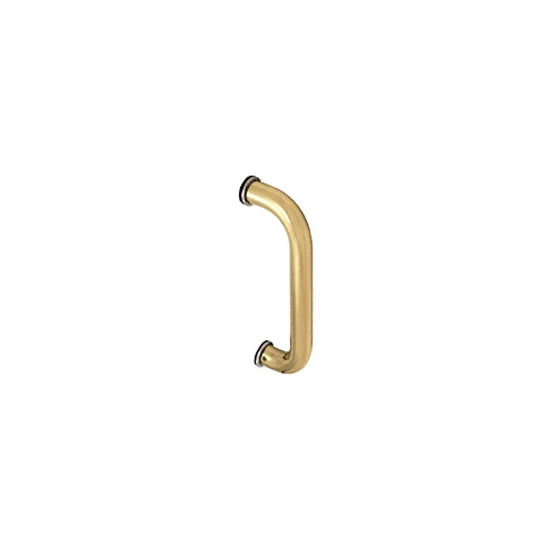 CRL CM8BR Brass 8" Aluminum Door Mounted Standard Pull Handle 3 CRL CM8BR Brass 8" Aluminum Door Mounted Standard Pull Handle