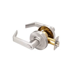 CRL D52ENTBN Brushed Nickel Heavy-Duty Grade 1 Lever Locksets Entrance - 7-Pin SFIC