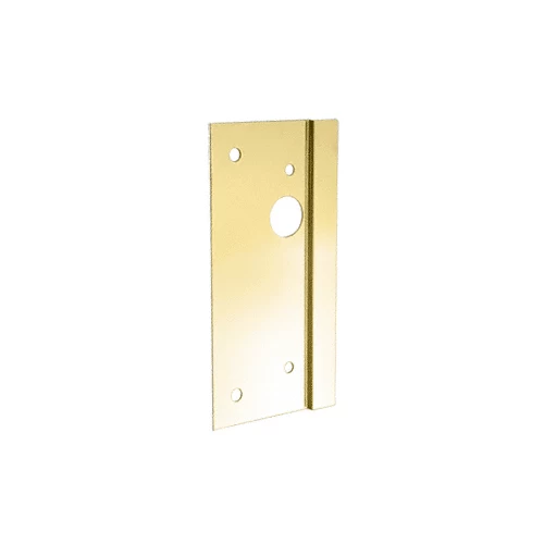 CRL LG410RPB Polished Brass 4" X 10" Right Hand Center Lock Latch Guard 3 CRL LG410RPB Polished Brass 4" X 10" Right Hand Center Lock Latch Guard