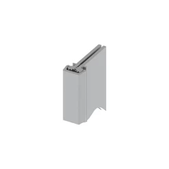 Hager 084590 780HD112 83" Concealed Leaf Heavy Duty Roton Hinge With No Holes Clear Anodized Aluminum Finish