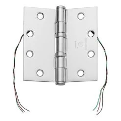 McKinney TA2714 4-1/2X4 26 CC4 Electrified Hinge Bright Chrome