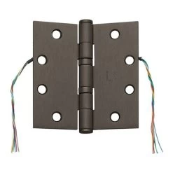 McKinney TA2714 4-1/2X4 10B CC8 Electrified Hinge Dark Oxidized Satin Bronze Oil Rubbed