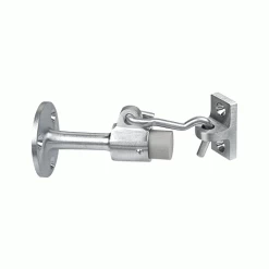 CRL W140 Aluminum Wall Mounted Heavy Duty Door Stop With Hook And Holder