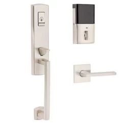 Baldwin 85387056BRENT BALD EVOLVED SOHO X 5485V LVR X SGL X RH, Lifetime PVD Satin Nickel