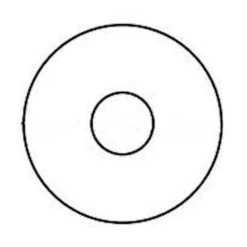 Rockwood SP1061 Plastic Washer For 5/16"-18 Bolt